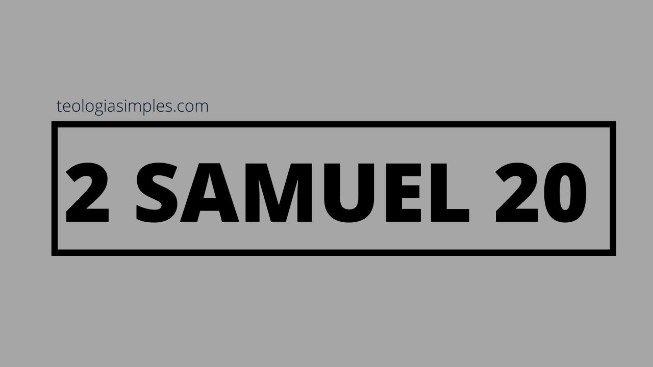 2 SAMUEL 20