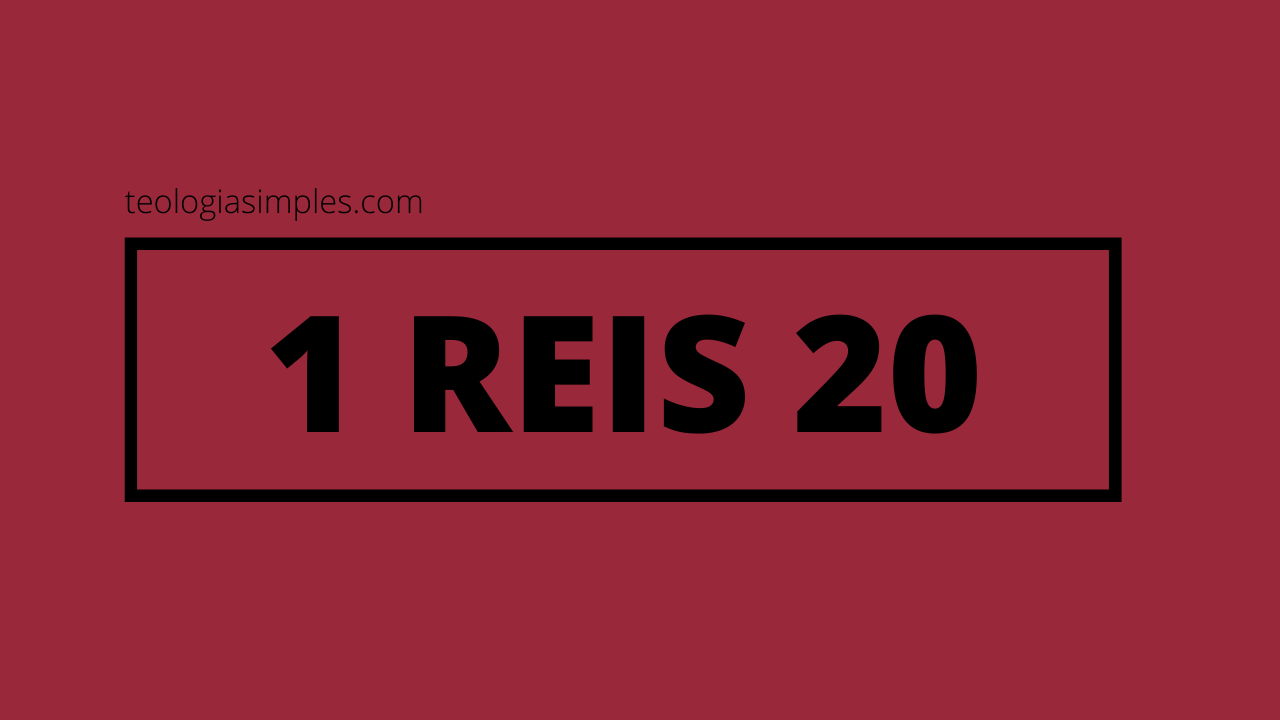 1 REIS 20