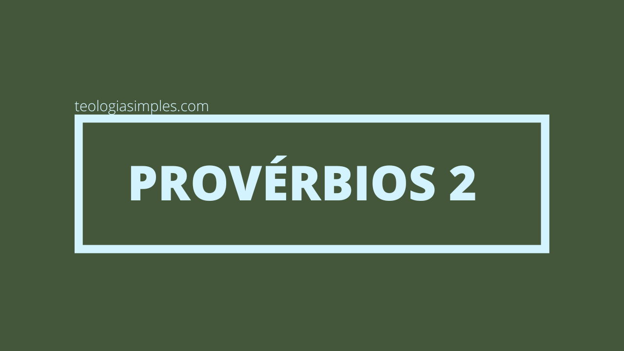 Provérbios 2