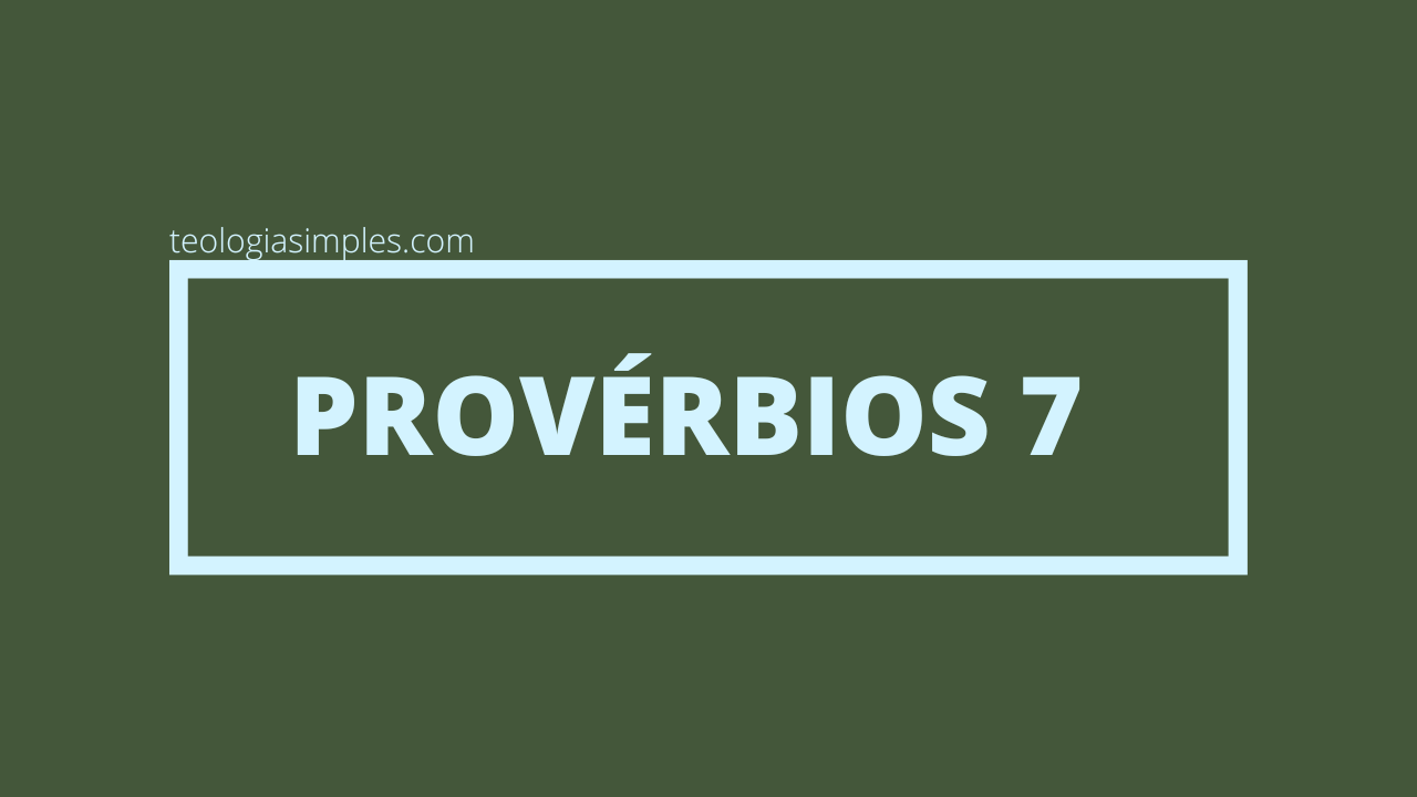 Provérbios 7