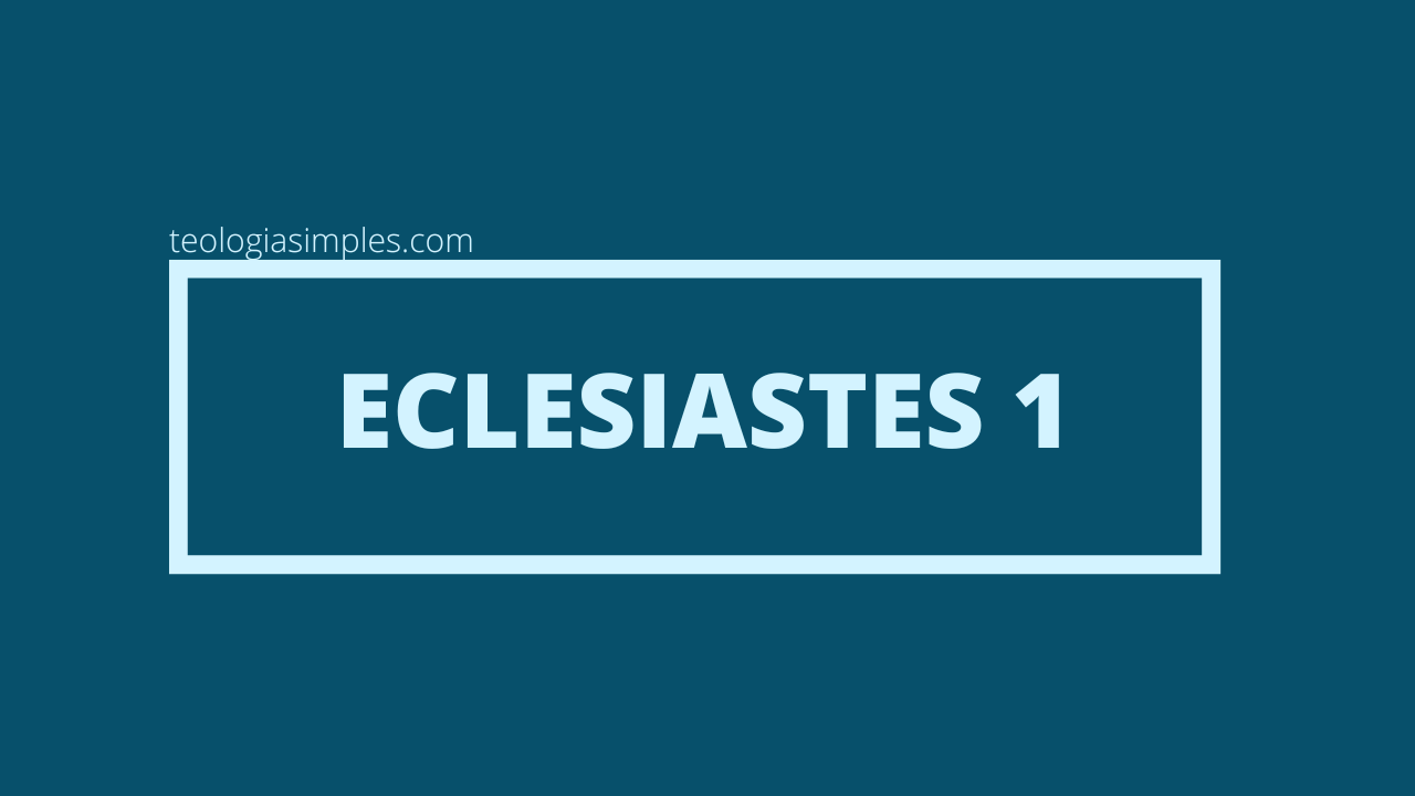 Eclesiastes 1