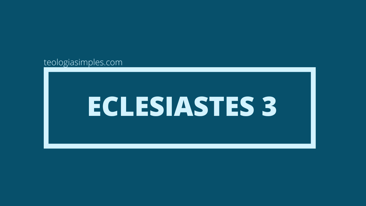 Eclesiastes 3