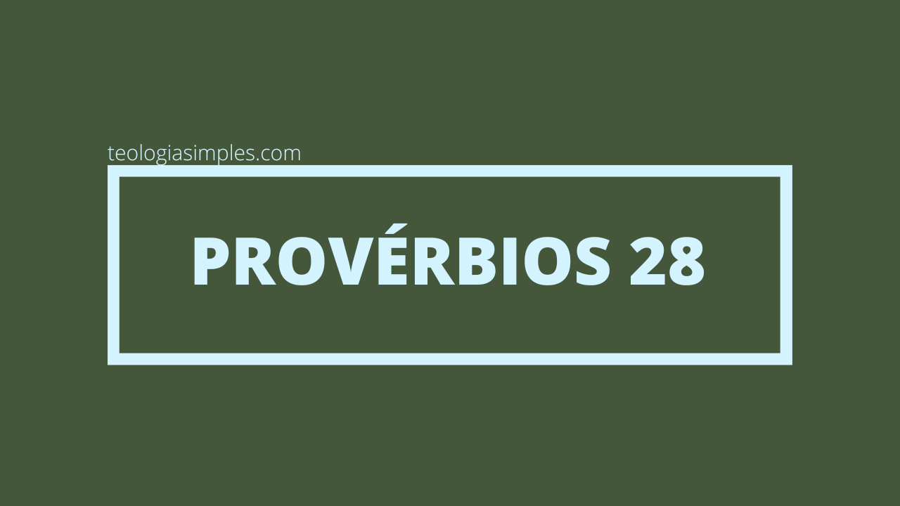 Provérbios 28